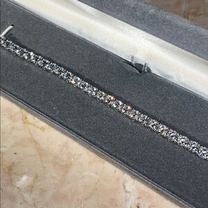 Insane CZ Tennis Bracelet - looks real